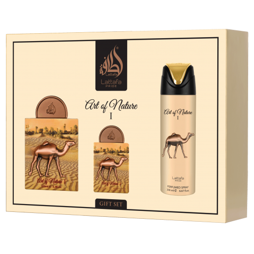 لطافة طقم هدايا عطر برايد آرت أوف نيتشر 1 EDP للجنسين 100 مل + 20 مل + مزيل عرق 200 مل