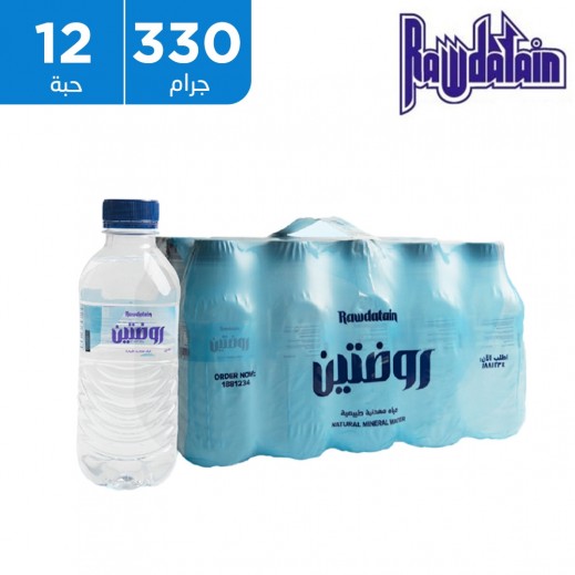 روضتين زجاجة مياه معدنية 12 × 330 مل