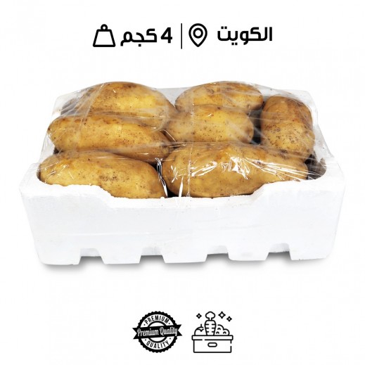 بطاطا كويتيّة طازجة (4 كجم تقريباً) - يتم التوصيل بواسطة توصيل فاست