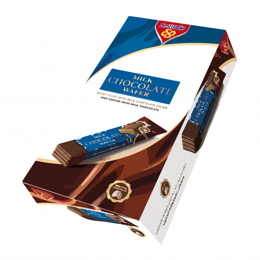 ويفر شوكولاتة الحليب من الصيداوي 24 × 20 جرام - يتم التوصيل بواسطة توصيل فاست