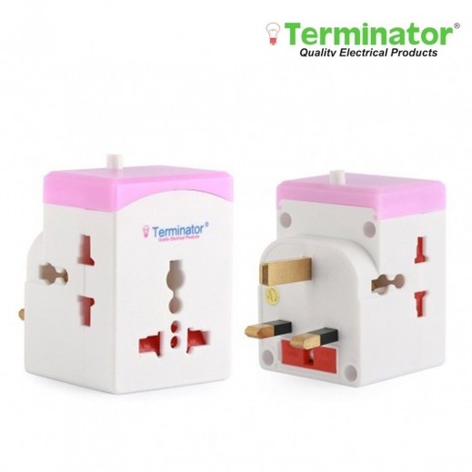 تيرميناتور محول متعدد مقبس المملكة المتحدة 3 × 3 مخرج 