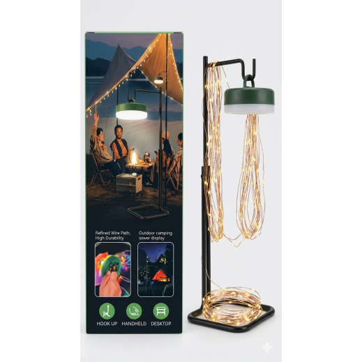 إضاءة تخييم شمسية محيطية