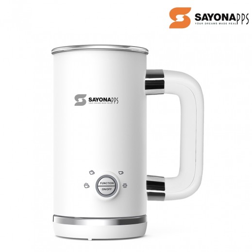 سايونا - جهاز تحضير رغوة الحليب 4 في 1 ساخن / بارد - يتم التوصيل بواسطة توصيل فاست