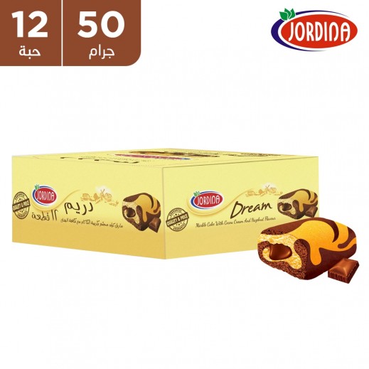 جوردينا -دريم ماربل كيك بكريمة الكاكاو 12 × 50 جم - يتم التوصيل بواسطة توصيل فاست