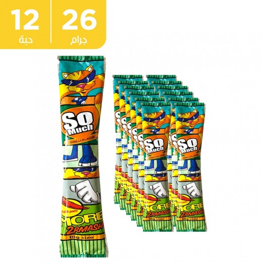 سو ماتش - فانكي مقرمشات بنكهة الشطة 12 × 26 جم - يتم التوصيل بواسطة توصيل فاست