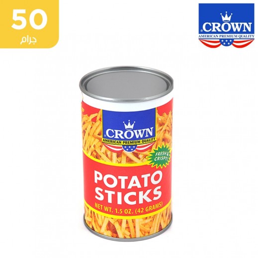كراون - عيدان البطاطا - طازج ومقرمش 50 جم - يتم التوصيل بواسطة توصيل فاست