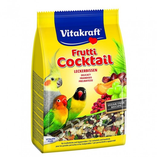 فيتاكرافت كوكتيل فواكه للببغاء خالي من السكر 250 جم