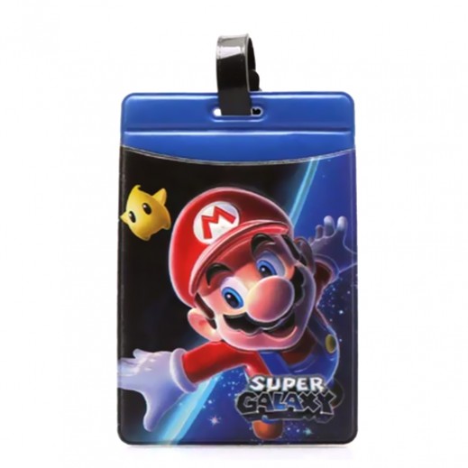 بطاقة الأمتعة ماريو جالاكسي PVC