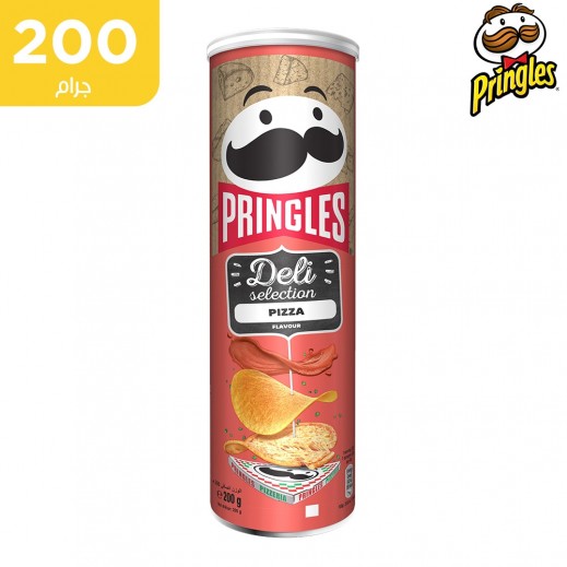 برينجلز رقائق بطاطس بنكهة البيتزا 200 جم - يتم التوصيل بواسطة توصيل فاست