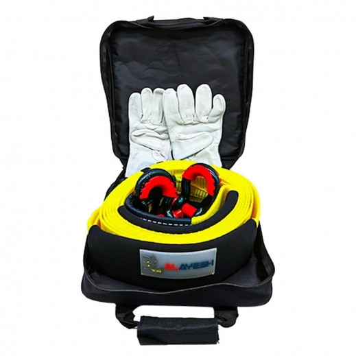 العايش - حبل سحب مع خطاف وقفازات - 9 متر