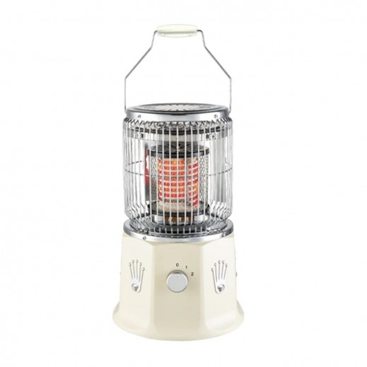 العايش - دفاية شكل تاج فضي وأبيض