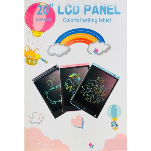 لوح كتابة ملون بشاشة LCD ١٦ بوصة - يتم التوصيل بواسطة توصيل فاست
