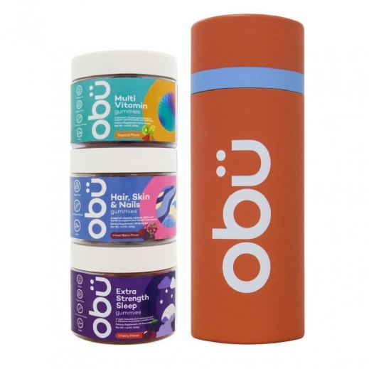 Obu Pack 4 M.V Adults+Hair Skin+E.S Sleep Cherry 30 Gummies - يتم التوصيل بواسطة صيدلية فارمازون  - خلال ساعتين