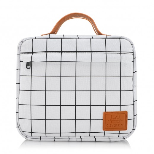 Hanging Toiletry Bag  Box line Pattern - يتم التوصيل بواسطة Joes Lab Within 24 hours 