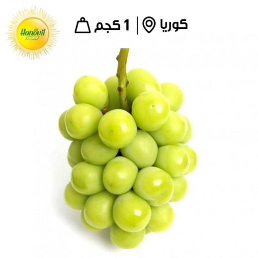 عنب كوري طازج خالٍ من البذور (1 كجم تقريبًا)