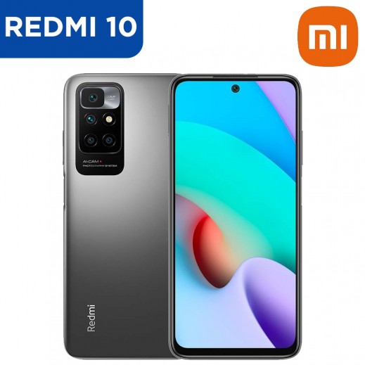 شاومي - هاتف ذكي ريدمي 10 6.5 بوصة 6 جيجا رام سعة 128 جيجابايت 