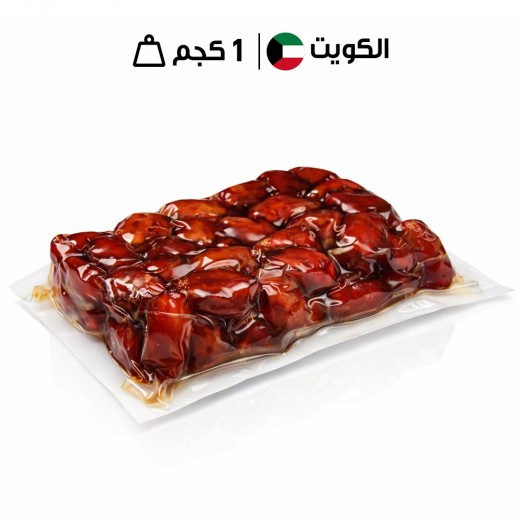 تمر برحي كويتي مكبوس 1 كجم من مزارع الشامية - يتم التوصيل بواسطة توصيل فاست