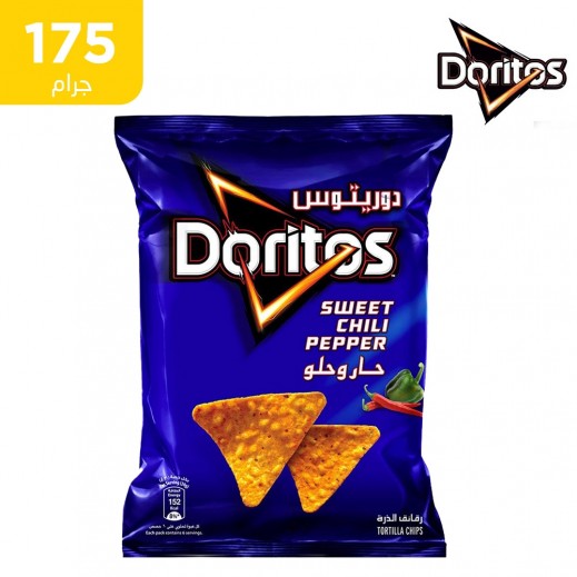 دوريتوس - رقائق الذرة بالفلفل الحلو والحار (175 جم) - يتم التوصيل بواسطة توصيل فاست