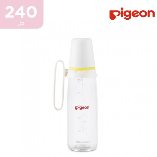بيجون - رضّاعة أطفال زجاجية بمقبض 240 مل - يتم التوصيل بواسطة توصيل فاست