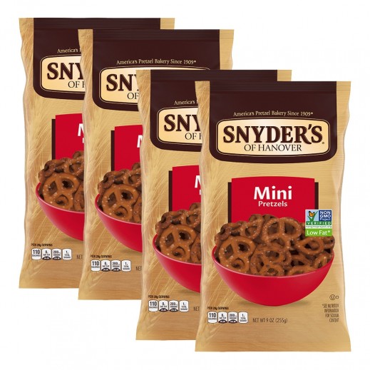 سنايدرز - ميني بريتزل 4 × 255 جم 