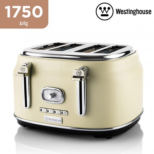ويستنجهاوس - محمصة 4 شرائح 1750 واط - ابيض