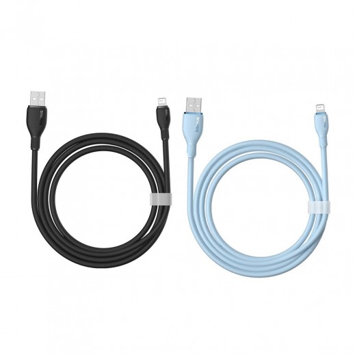 باسيوس - كيبل شحن سريع سلسلة بودنج USB إلى iP بطول 1.2 متر