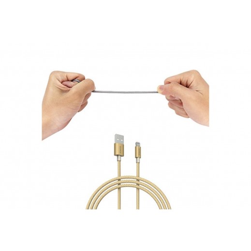  روموس - كيبل من USB-C الى  Lightning 1 متر - ذهبى