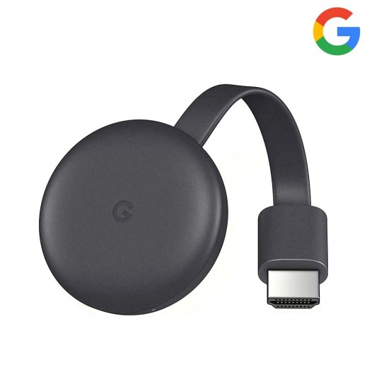 جوجل – مشغل الوسائط "Chromecast" الجيل الثالث – أسود