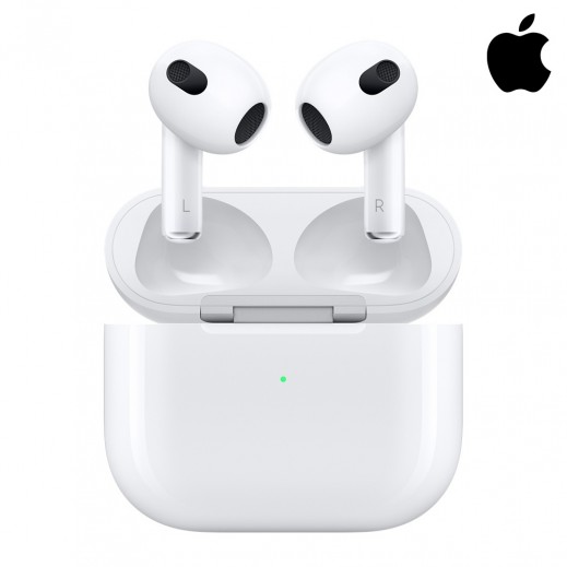 آبل - سماعات آبل آيربودز الجيل الثالث مع شحن Lighting - يتم التوصيل بواسطة توصيل فاست