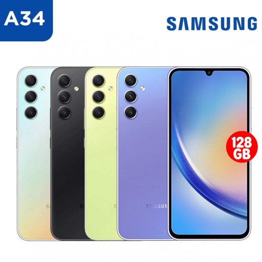سامسونج جالاكسي - هاتف ذكي A34 سعة 128 ججيابايت 8 جيجا رام 5G