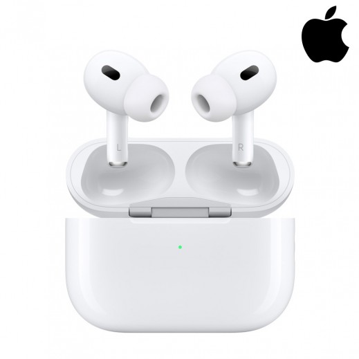 أبل – ايربودز برو الجيل الثاني مع حافظة ماج سيف USB-C - يتم التوصيل بواسطة توصيل فاست