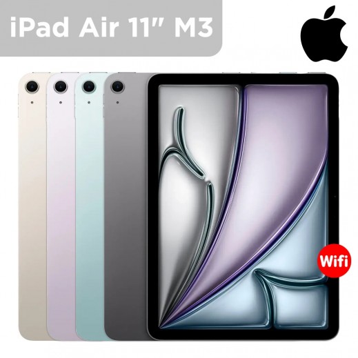 أبل آيباد إير 11 بوصة معالج M3 بتقنية واي فاي - يتم التوصيل بواسطة توصيل فاست