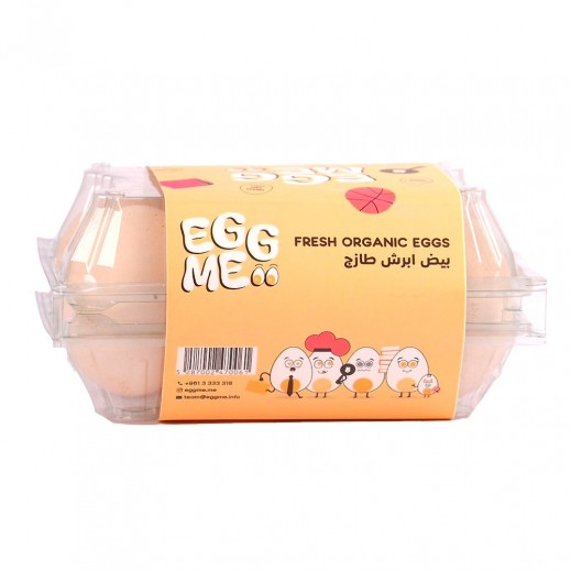 إيج مي بيض لبناني عضوي طازج 6 قطع