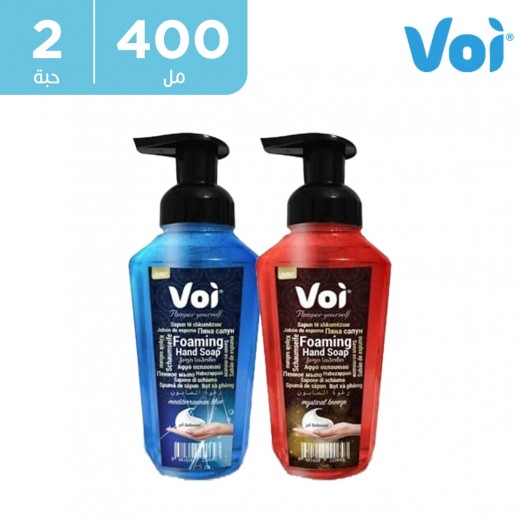 فوي - صابون متنوع لليدين فوم 2 × 400 مل