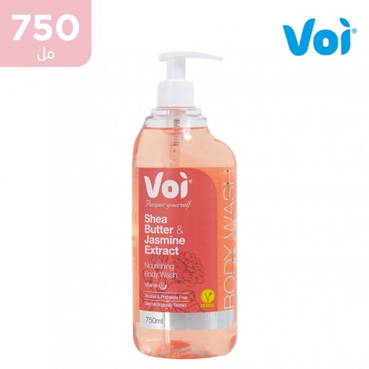 فوي - غسول الجسم بخلاصة زبدة الشيا و الياسمين 750 مل - يتم التوصيل بواسطة توصيل فاست