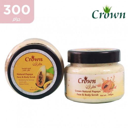 كراون مقشر الجسم بالبابايا 300 جم