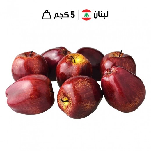تفاح أحمر لبناني سلة (5 كجم تقريبا)