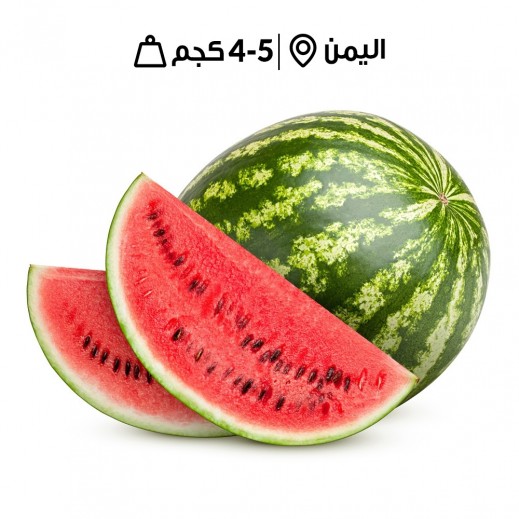 بطيخ عُمَاني طازج ( 7 - 11 كجم تقريبا )  - يتم التوصيل بواسطة توصيل فاست