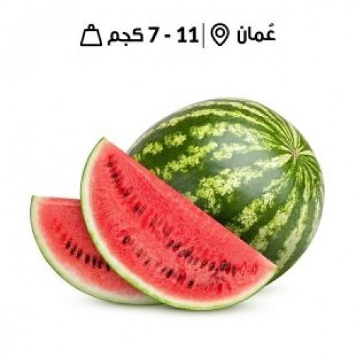 بطيخ عماني طازج (7 - 11 كجم تقريباً)
