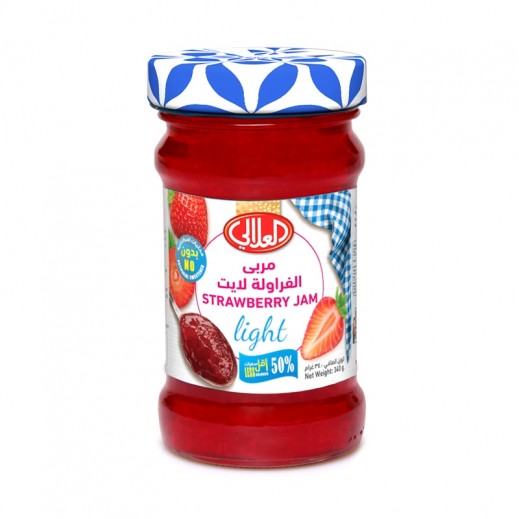Al Alali Light Strawberry Jam 340 g - يتم التوصيل بواسطة توصيل فاست