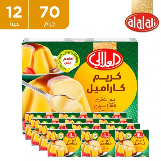 العلالي كريم كراميل مع زينة 12 × 70 جم 