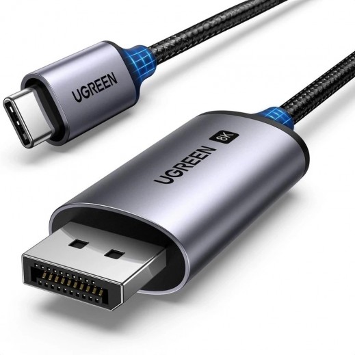 يوجرين - كيبل USB-C إلى DisplayPort بدقة 8K