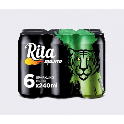 Rita Mojito Soft Drink Cans 6 x 240 ml