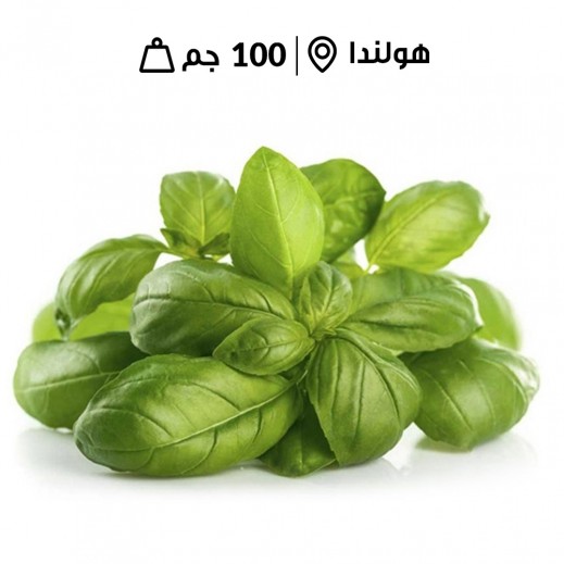 أوراق ريحان هولنديّة طازجة ( 100 جم تقريبا)