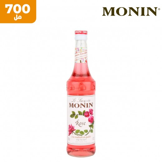 مونين - شراب مركز نكهة الورد 700 مل - يتم التوصيل بواسطة توصيل فاست