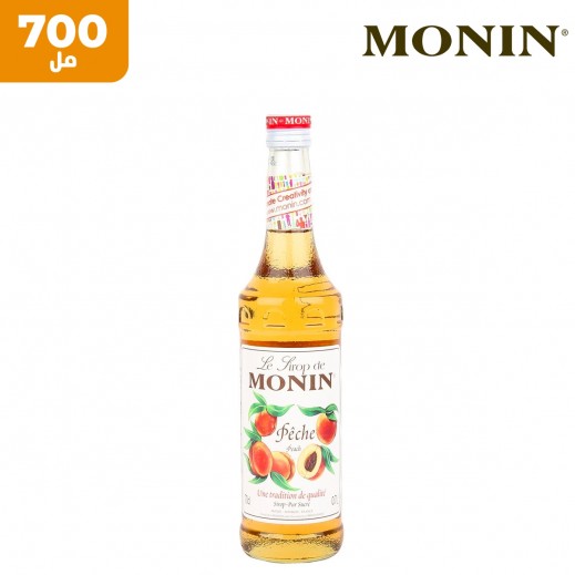 مونين - شراب مركز نكهة الخوخ 700 مل - يتم التوصيل بواسطة توصيل فاست
