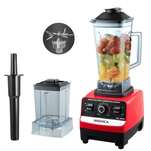 خلاط متعدد الوظائف عالي السرعة بقوة 1350 واط من نيشيكا - يتم التوصيل بواسطة توصيل فاست