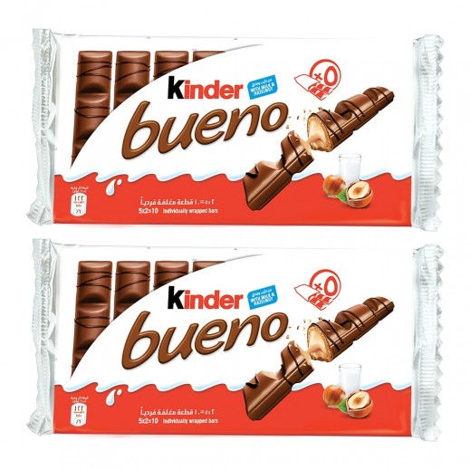 كيندر بوينو أصابع شوكولاتة بالحليب 20 حبة 2 × 215 جم