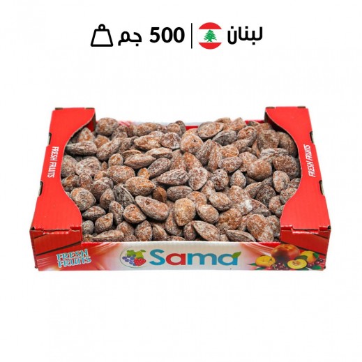 لوز لبناني طازج محمص مملح 500 جم تقريبًا