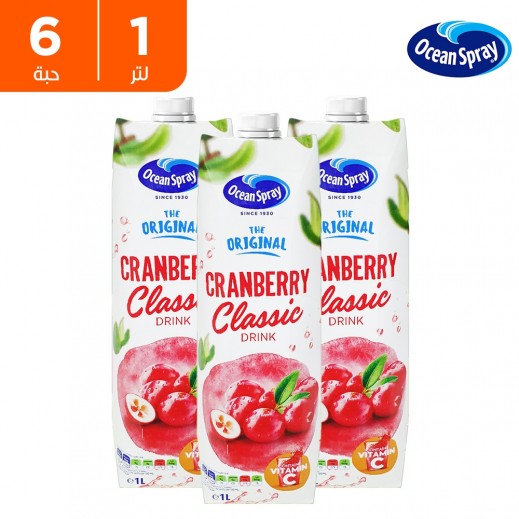 مشروب أوشن سبراي الأصلي الكلاسيكي بالتوت البرّي ( 6 × 1 لتر)